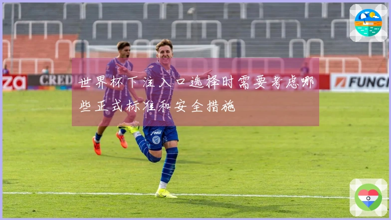 世界杯下注入口选择时需要考虑哪些正式标准和安全措施