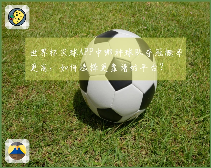世界杯买球APP中哪种球队夺冠概率更高，如何选择更靠谱的平台？